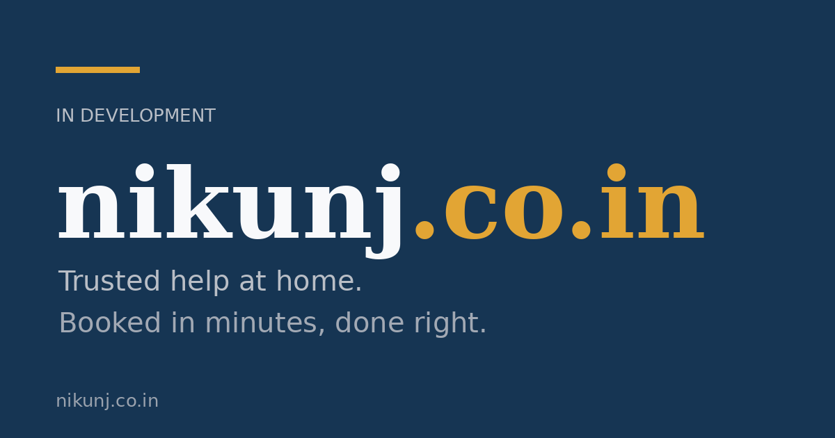 Link preview image for nikunj.co.in